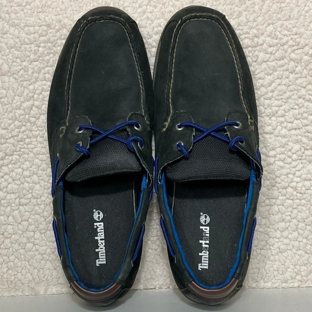 Timberland Mens Piper Cove Fog Leather Casual Comfortable Boat Shoes SZ US 13